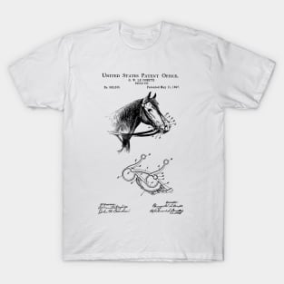 Horse Bridle Patent Black T-Shirt